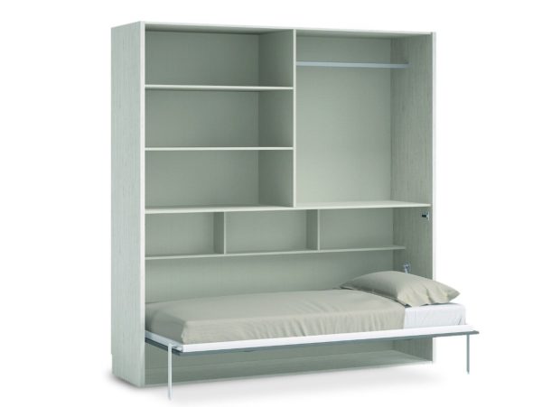 cama abatible horizontal con armario 4 puertas color artico pizarra 1