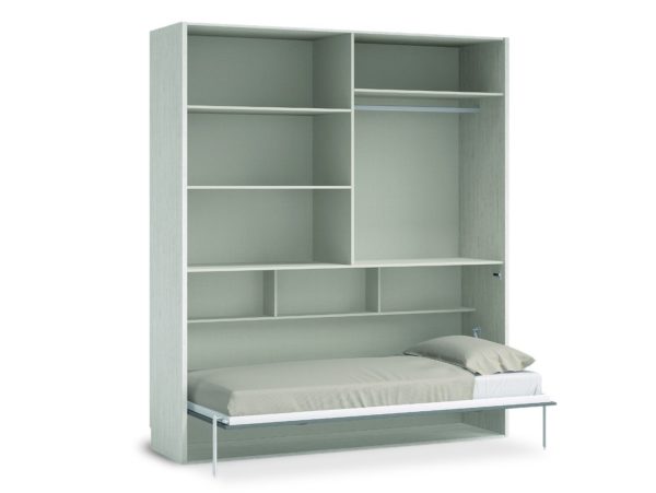 cama abatible horizontal con armario 4 puertas color artico pizarra 3