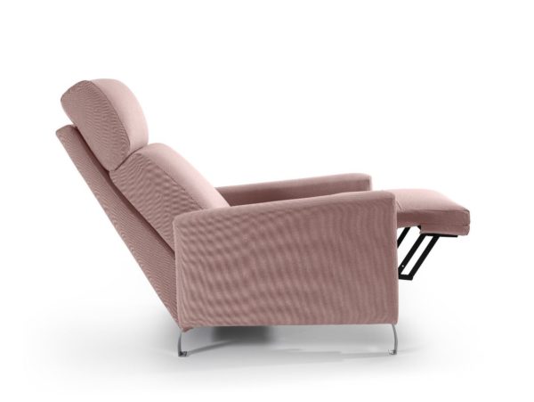 sillon relax tapizado color rosa 1