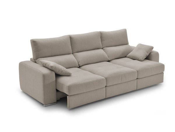 sofa 4p con asientos deslizantes tapizado beige 2