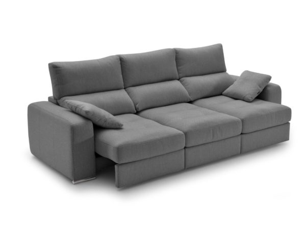 sofa 4p con asientos deslizantes tapizado gris oscuro 1