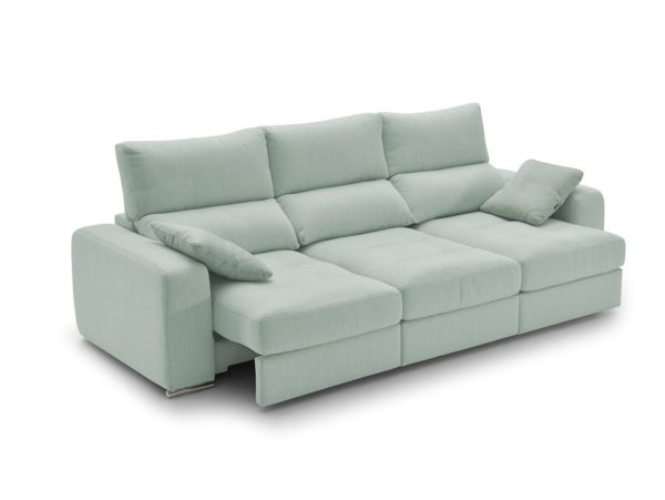 sofa 4p con asientos deslizantes tapizado verde agua 1