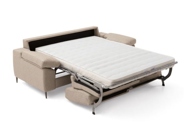 sofa cama sistema de apertura italiano tapizado beige 11