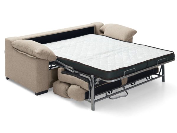 sofa cama sistema de apertura italiano tapizado beige 8