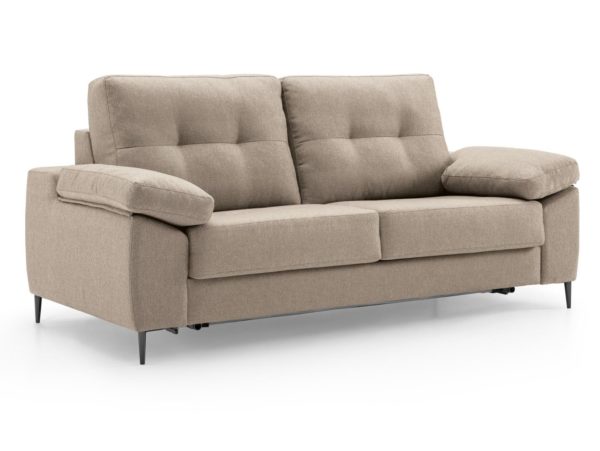 sofa cama sistema de apertura italiano tapizado beige 9