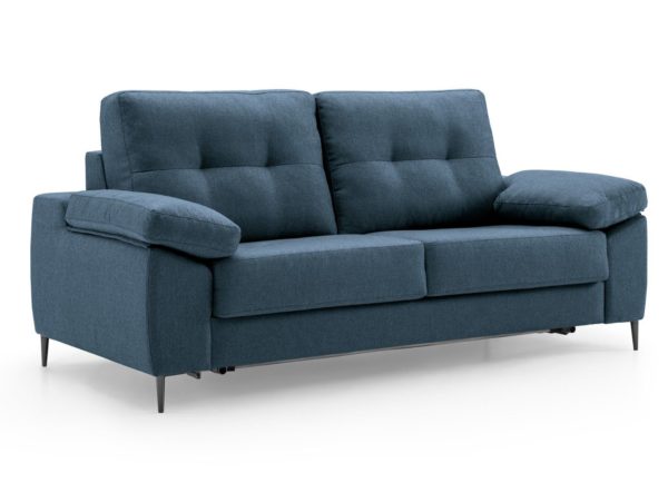sofa cama sistema de apertura italiano tapizado marino