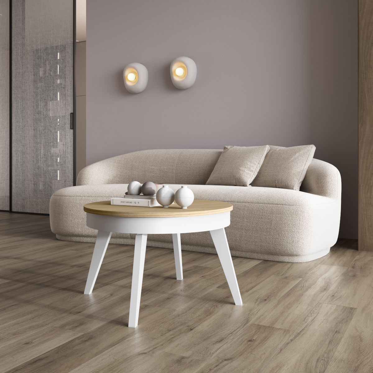 M837 Nuez patas blancas Cerrada