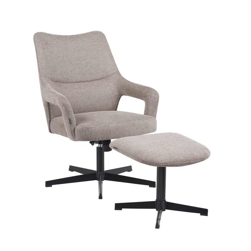 sillon con reposapies elma arena